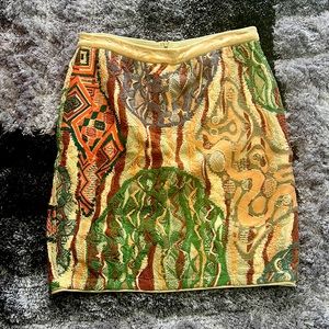 Coogi AUTHENTIC sweater skirt